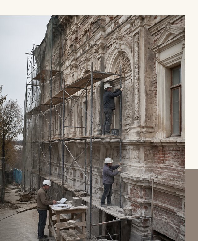 Реставрация объектов культурного наследия под ключ в Старой Руссе
